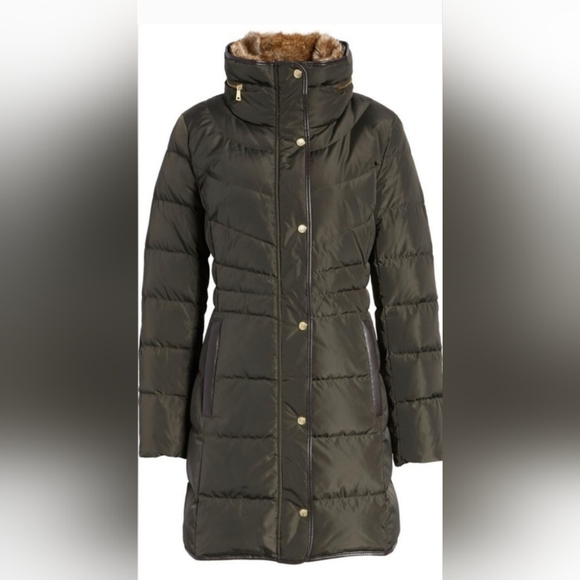 Cole Haan Winter Puffer Jacket - Picture 2 of 4